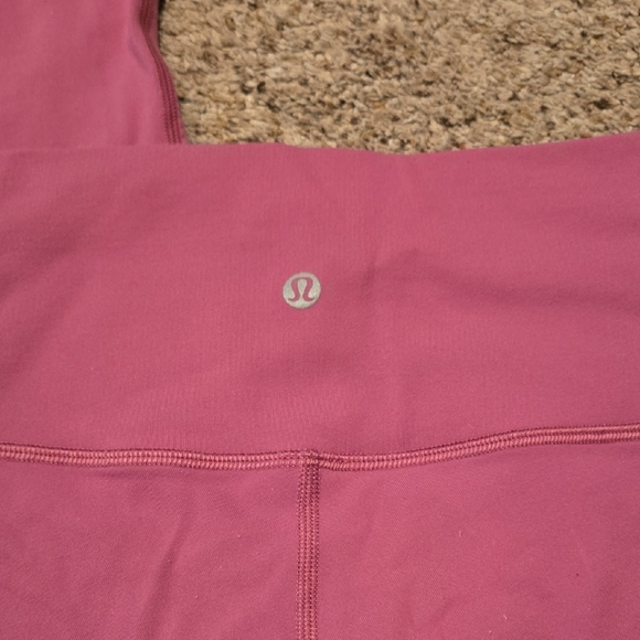 Lululemon Athletica Pink Leggings - Picture 2 of 2